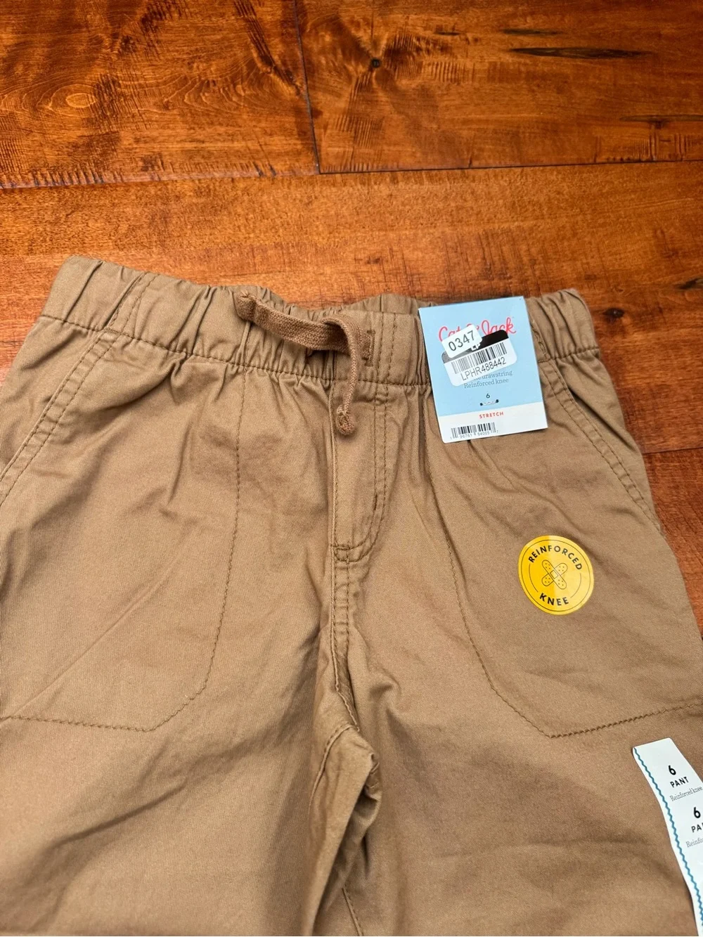 Cat & Jack Khaki Straight-Leg Pants